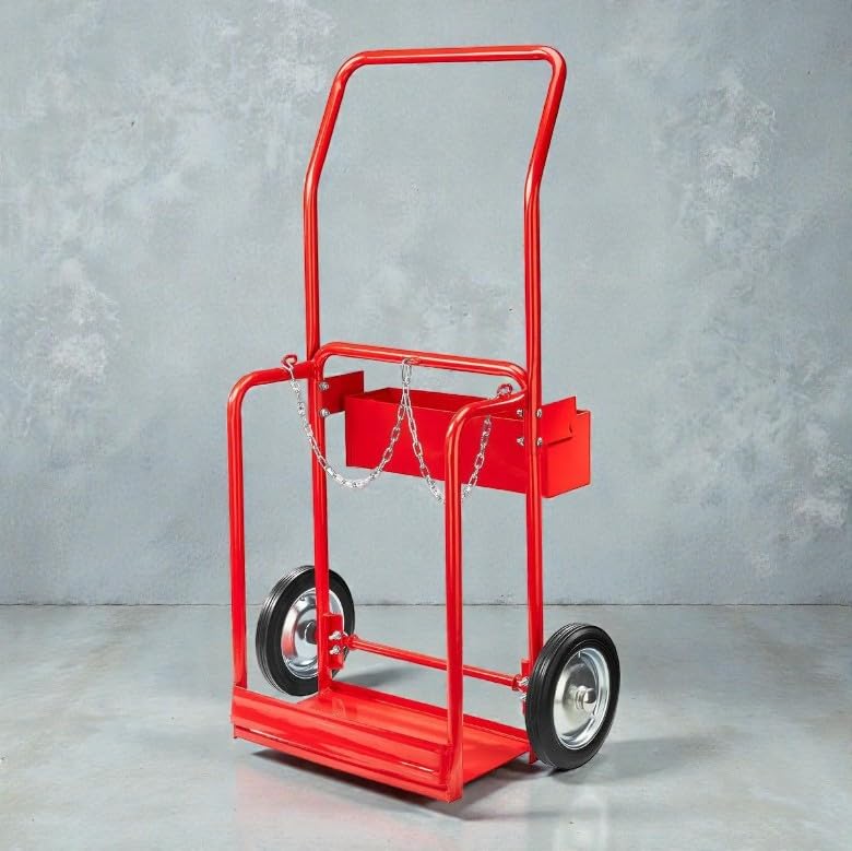 Balance World Red Steel Cart