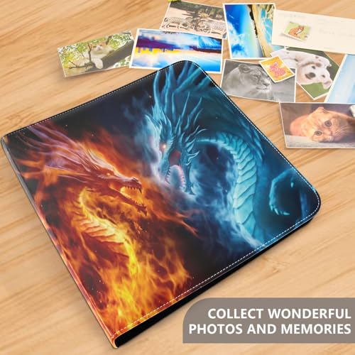 Álbum de Fotos Scrapbook Autoadhesivo FLildon PU Leather 40 Páginas 11.8 x 11.2 pulgadas miniatura 5