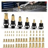 6 Stk Nietmutternzange Set für M3 M4 M5 M6 M8 M10 mit 60stk
