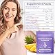 Vegan Feminine Balance Gummies 60 Stück - Probiotika mit Ananas & Vitamin C für pH-Wert Balance, Laktosefrei & Glutenfrei - Frauengesundheit Nahrungsergänzung