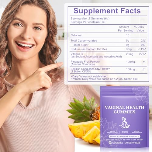Image of Vaginal Probiotics for Women, Vital Source Feminine Gummies, pH Balance for Women, Premium Feminine Balance Gummies, Promotion of Womens Health - 60Gummies