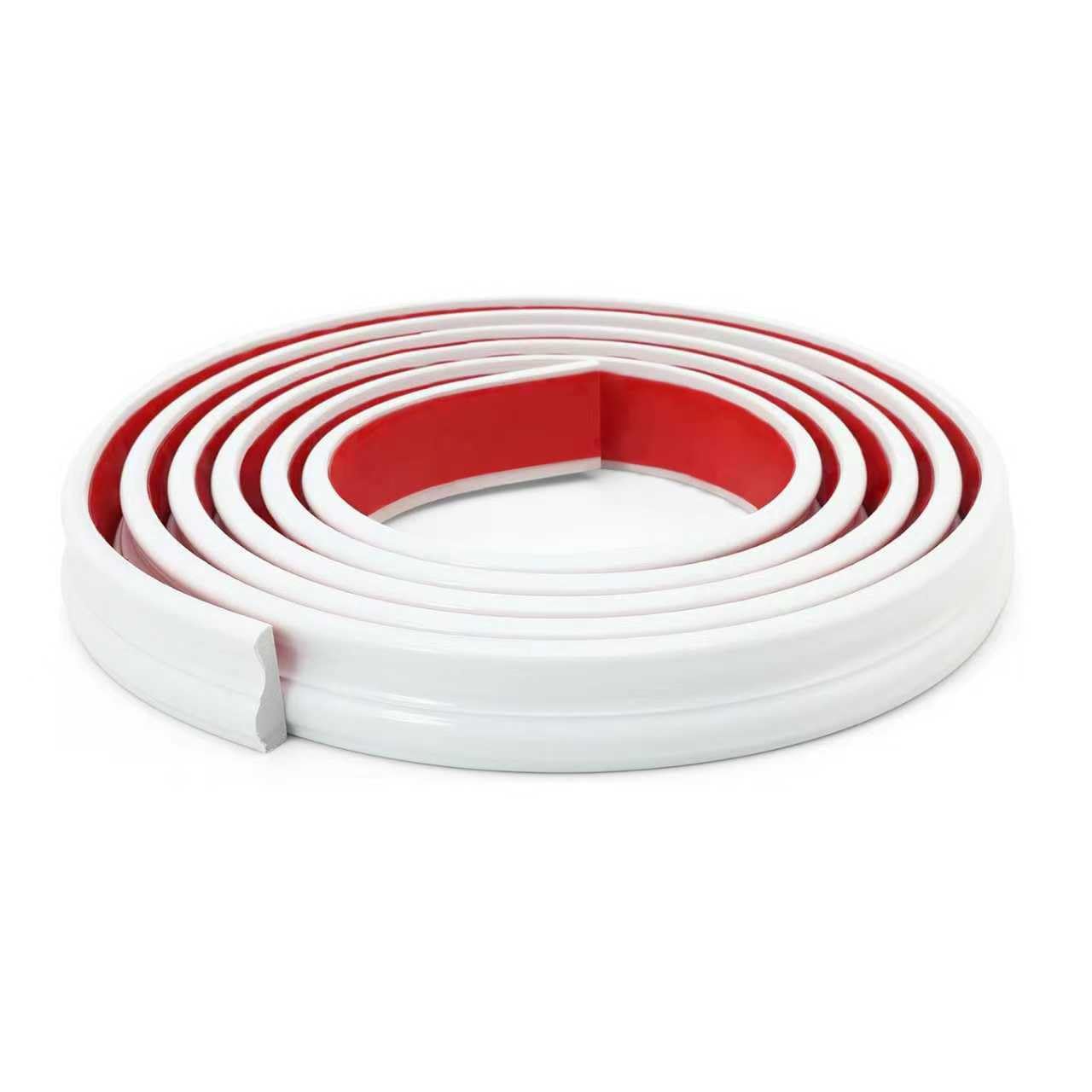 Peel and Stick Wall Molding Trim, Flexible Strip for Mirror Frame, Chair Rail, Wall Protection and Home DIY Decoration (3m x 3.2cm)