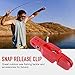 KACOMACO 14Pcs Heavy Tension Snap Release Clips for Weight Planer Board Kites Downrigger Trolling Fishing