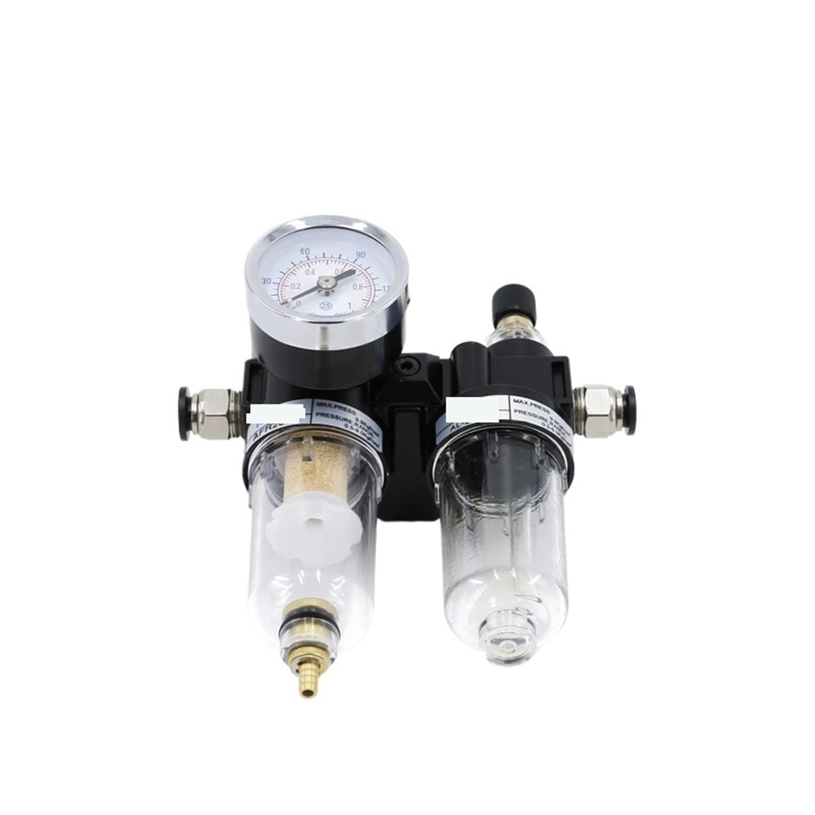 Séparateur d'eau pour filtre à air comprimé, Compresseur d'air, pompe à air, filtre, vanne de régulation de pression, séparateur, lot de 2, modèle AFC2000(G)