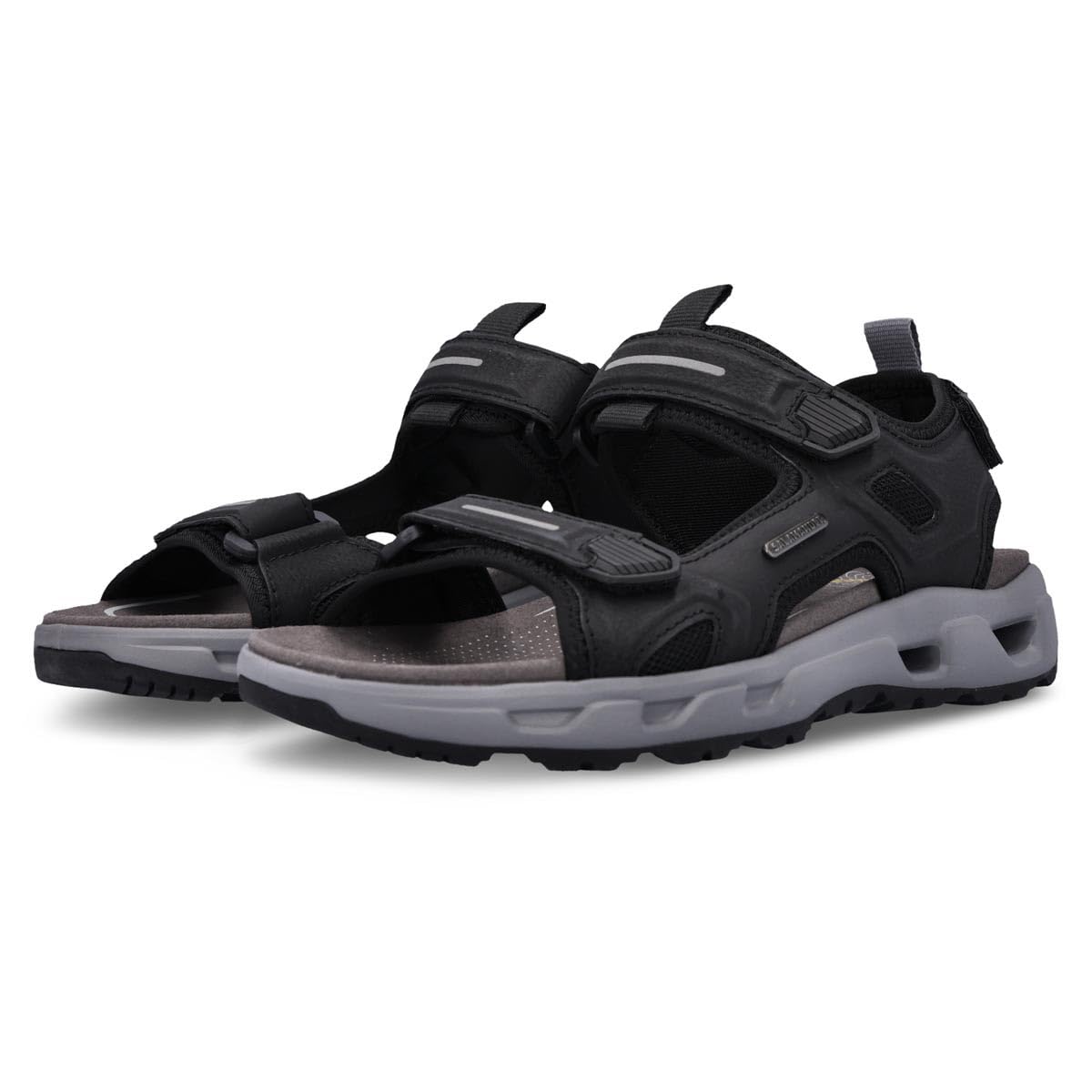 Salamander Herren Trekkingsandalen Basic – Bequeme, Verstellbare Klettverschluss Sandalen mit Weichem Fußbett, Leichter EVA-Sohle & Atmungsaktivem Kunstleder – Warme Tage im Alltag und Freizeit
