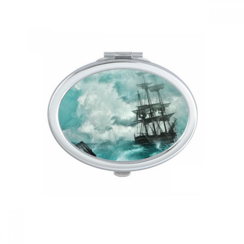 Miroir de main mignon oceanologie pour corriger le maquillage
