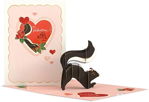 Miniatura 1 de Lovepop Stinking Love You Skunk - Tarjeta desplegable para el día de San Valentín, divertida tarjeta de felicitación 3D, tarjetas románticas de