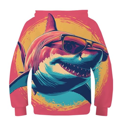 Sweat Requin 3D pour ado hoodie d'hiver parfait pour le collège