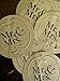 Handmade Mason Jar Labels Mr and Mrs Canning Lid Topper Stickers Set of 12
