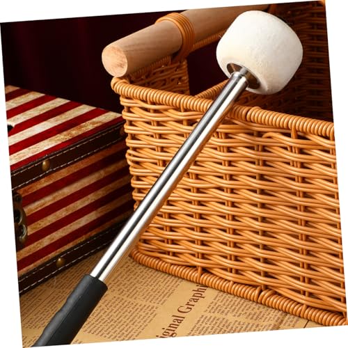 Mazas de percusión para batería, baqueta larga con cabeza de fieltro de lana, para niños, niñas y principiantes miniatura 5