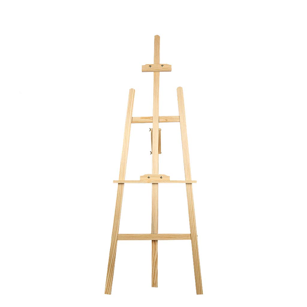 CWCQGH Pinewood Display Easel Painting Frame Wooden Children's Drawing Board Easel Poster Sketch Art Solid Wood Frame/70Cm/70Cm (70cm 70Cm)