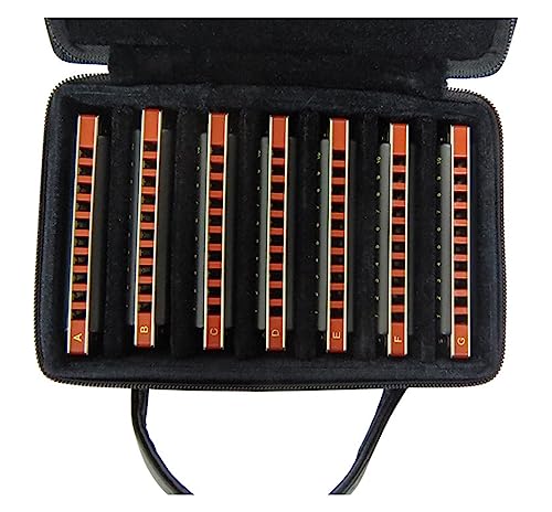 PacuM Harmonica par Instrument Key Harmonica Diatonique Ensemble 10 Trous Harpe Diatonique Orgue à Bouche Harmonica Ensemble 7 Touches for Adultes Band Player Harmonica - Les Beatles, Paul McCartney, John Lennon, RIngo Starr, George Harrison PacuM Harmonica par Instrument Key Harmonica Diatonique Ensemble 10 Trous Harpe Diatonique Orgue à Bouche Harmonica Ensemble 7 Touches for Adultes Band Player Harmonica – Image 4
