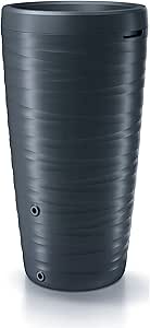 Regentonne 240L Maze Kunststoff Regentonne in anthrazit Farbe 59,3 (L) x 59,3 (B) x 111 (H) cm