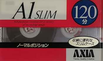 Amazon | AXIA カセットテープ A1 SLIM 120分 スリムケース A1S
