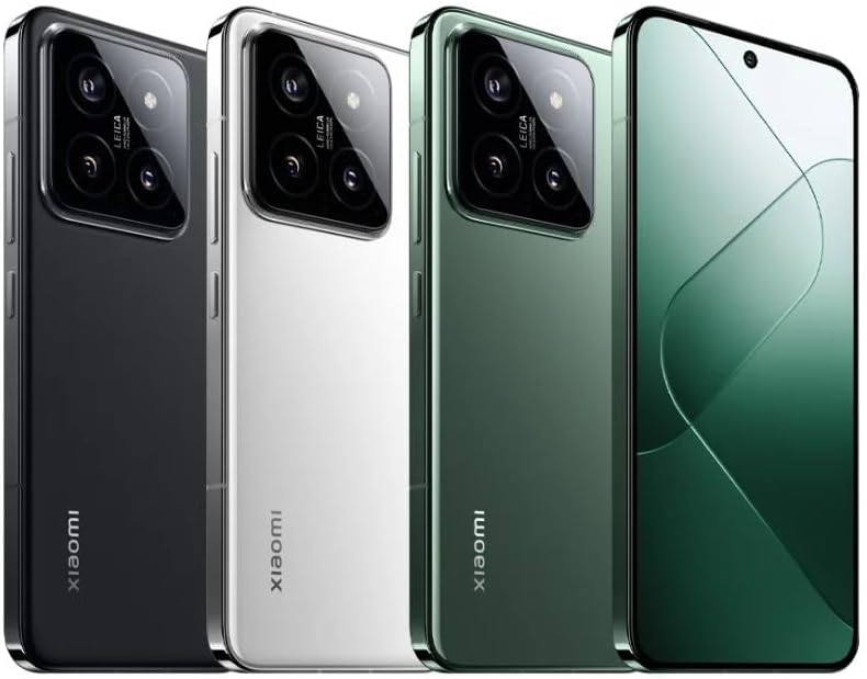14 5G + 4G LTE (512GB + 12GB) (UK Plug) Global ROM Unlocked Worldwide(Tmobile Mint Tello & Global) 50MP Triple Pro Leica Camera 6.36" 144Mhz + (Bundle Fast 51w Car Charger) (Jade Green)