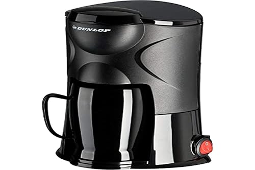 Dunlop - Macchina da caffè da 1 Tazza, 170 W,