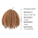 12Inch Marley Twist Braiding Hair Short Kinky Twist Hair Springy Afro Kinky Curly Wrapping Hair for Soft Locs 5Packs 360 Gram Pre Fluffed Synthetic Hair Extensions for Black Women(27#)