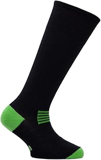 Eurosock Superlight Junior Ski Socks, 4X-Small, Black