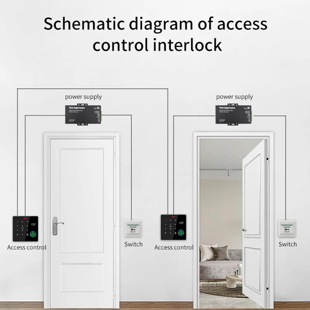 de Control de Acceso de Seguridad Independiente RFID de Doble Frecuencia (125 KHz + 13,56 MHz), con Contraseña, Tarjeta y Huella Dactilar, Resistente Al Agua IP67.