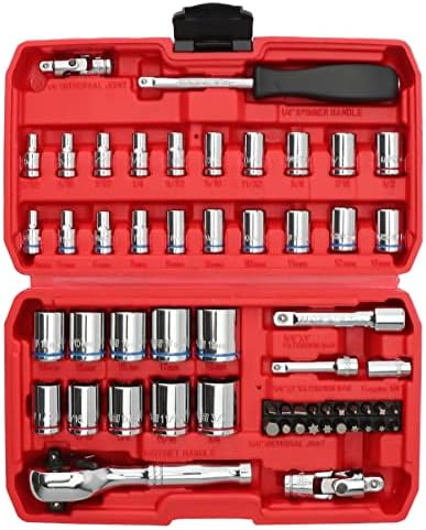 Custodia Attrezzi Set 39 Pezzi Chiavi A Bussola WORKPRO Metriche E - Foto 2