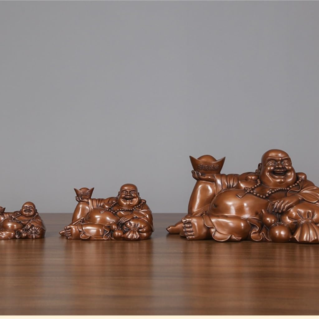 弥勒仏仏像 銅製 仏像 彫刻 置物 開運 風水 弥勒仏仏像 銅製 仏像 彫刻 置物 開運 風水gy1216 - メルカリ