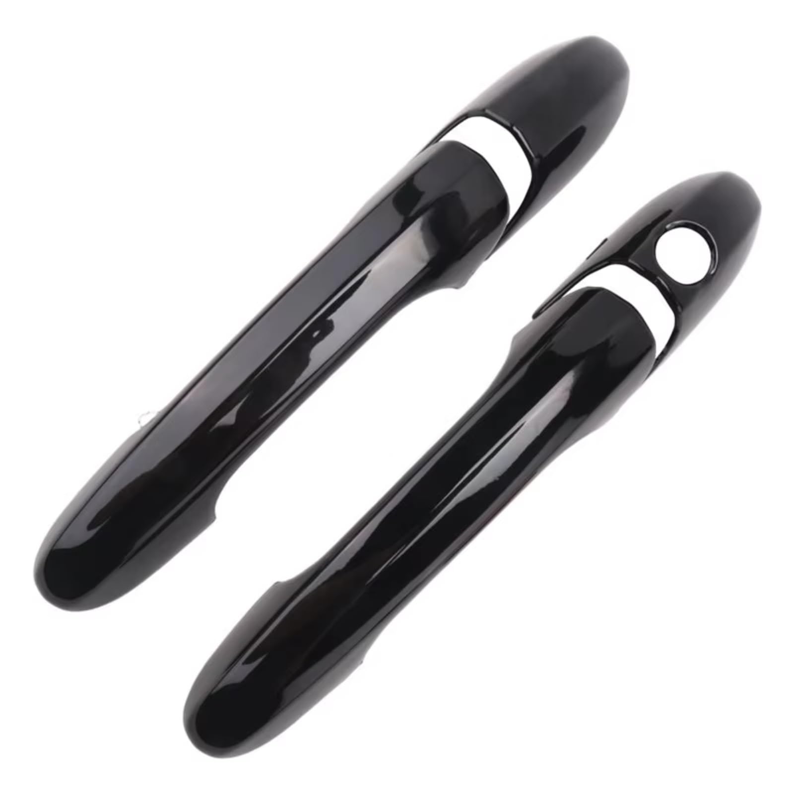 Rcuihgfb One Color Door Handle Shell Compatible With Fiat 500 For Abarth 595 695 Car Exterior Door Handle Protective Cover Trim Side Set
