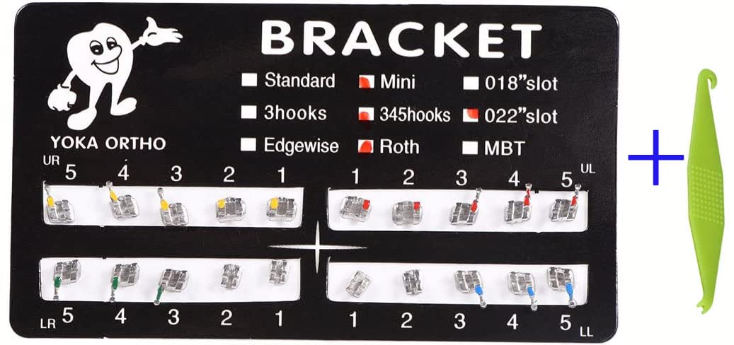 Brackets .022 Crochets 3-4-5 Lot De 10 Brackets Orthodontiques Mini