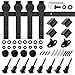 U-MAX 10FT Heavy Duty Sturdy Sliding Barn Door Hardware Kit - Super Smoothly and Quietly - Simple and Easy to Install -Fit 60