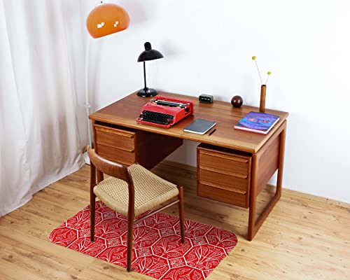 Tapis de chaise gaming vinyle 100x70 pour protéger le sol du bureau - 4