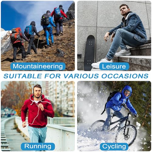 Men's and Women's Athletic Running Socks (5Pairs) black3