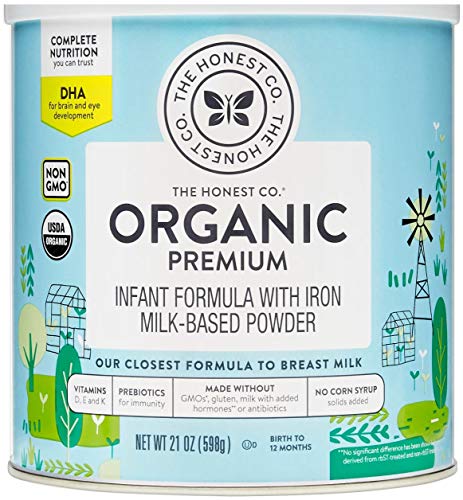 The Honest Company Organic Premium Infant Formula with Dha, Premium, 21 Ounce