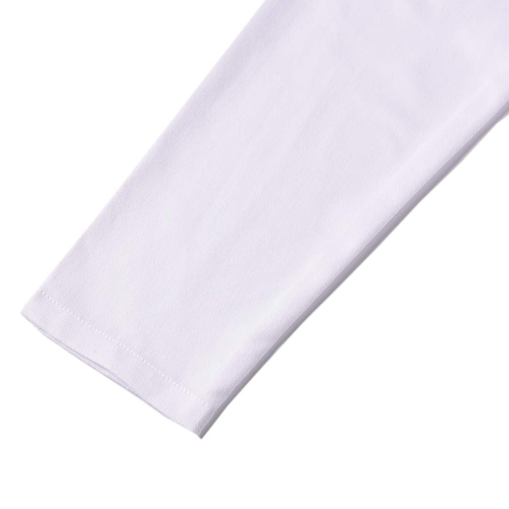 Bata de Laboratorio, médico Abrigo Abrigo de Mujer, Abrigo Blanco para Damas, Adecuado para Estudiantes de la Escuela Laboratorio de Ciencia Enfermera Cosplay Vestido de algodóns