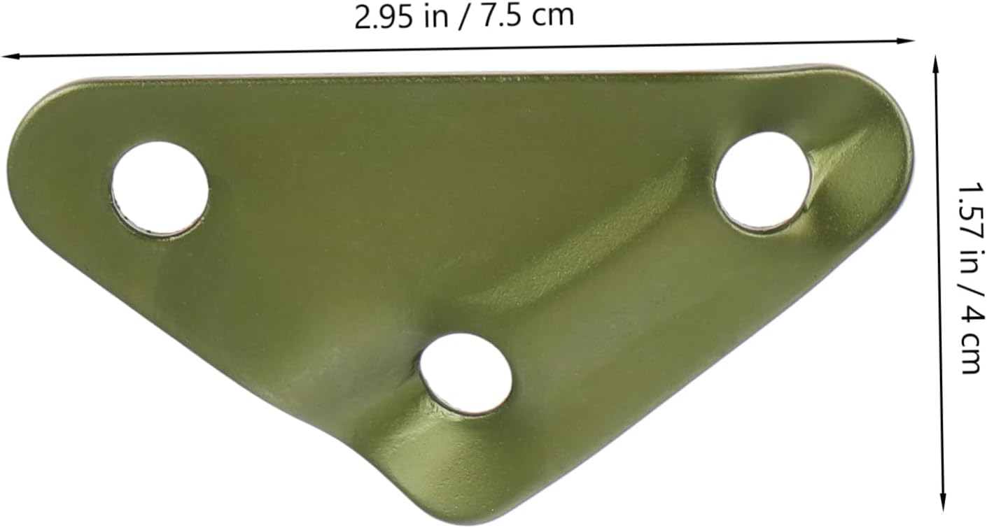 VICASKY 20pcs Aluminum Alloy Tent Camping Accessories Triangle Buckle Rope Tensioner for Survival Gear