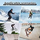 3D szorty ochronne ONTYZZ na ochronę bioder, pośladków i kości ogonowej, Wyściełane szorty ochronne do snowboardingu, jazdy na rolkach i narciarstwie, szorty z polsterami ochronnymi