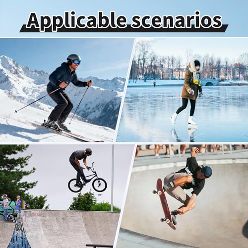 ONTYZZ Protective Padded Shorts, 3D Hip Protection Butt Pads, Impact Gear for Skiing Skating Snowboarding Skateboarding, XS Black by ONTYZZ - Image 6