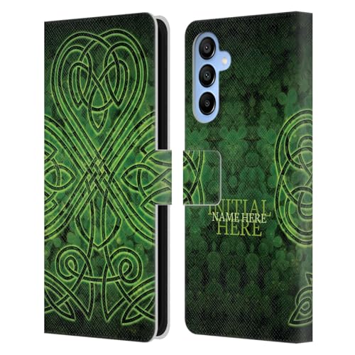 Housse portefeuille Samsung Galaxy A16 5G coque cuir trèfle irlandais