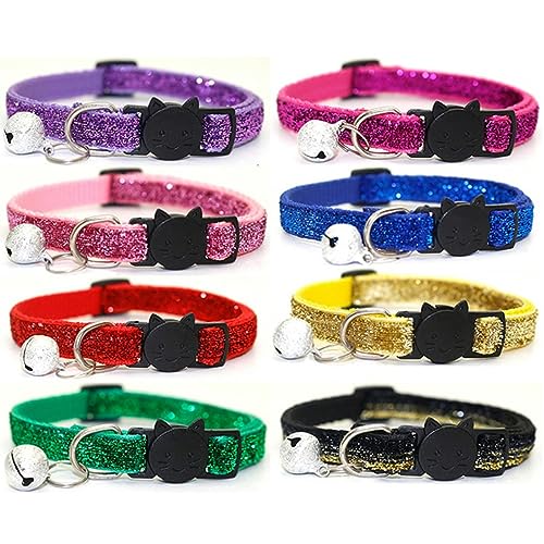 AAHARYA Collari per Cani e Gatti Glitterati con