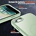 MOCCA Strong Magnetic for iPhone SE Case 2022/iPhone SE 2020 Case/iPhone 7 Case/iPhone 8 Case [Compatible with Magsafe] Slim Thin Translucent Matte Protective Cover Phone Case 4.7'', Light Green