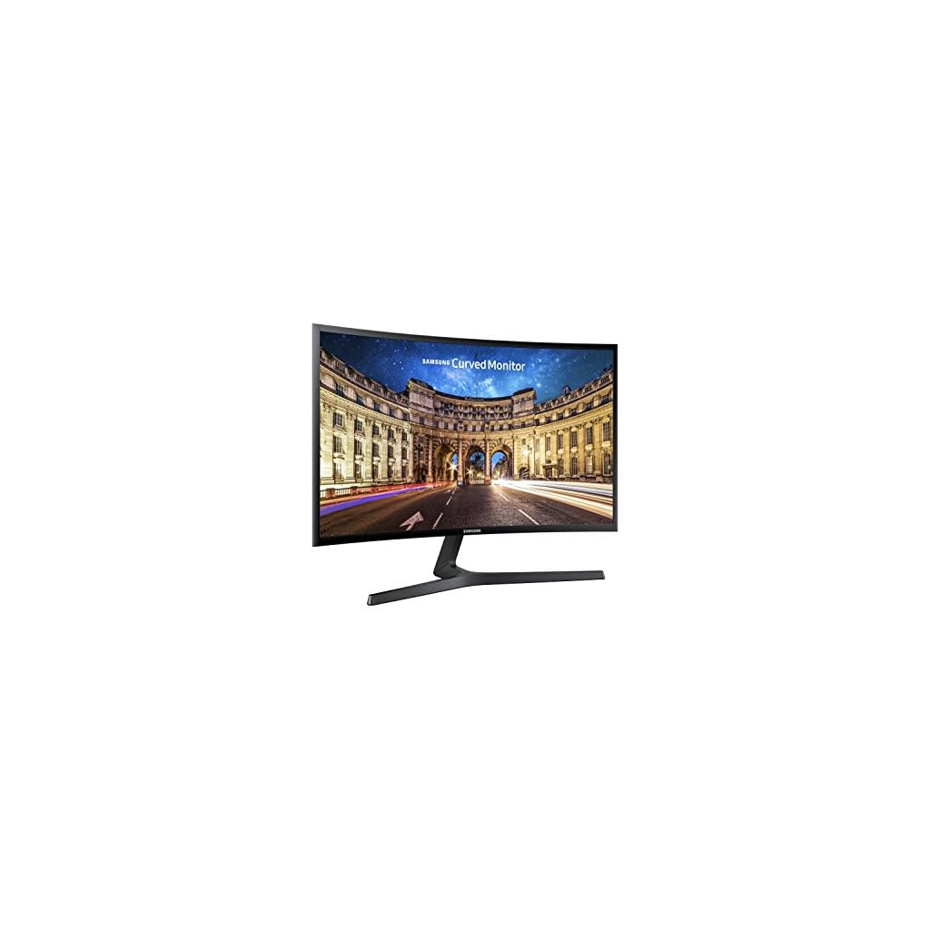 Samsung-CF390-Series-27-inch-FHD-1920x1080-Curved-Desktop-Monitor-for-Business-HDMI-VGA-VESA-mountable-3-Year-Warranty-TAA-C27F390FHN-Black