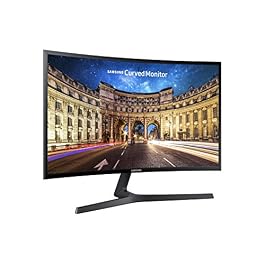 Samsung CF390 Series 27 inch FHD 1920×1080 Curved Desktop Monitor for Business, HDMI, VGA, VESA mountable, 3-Year Warranty, TAA (C27F390FHN), Black
