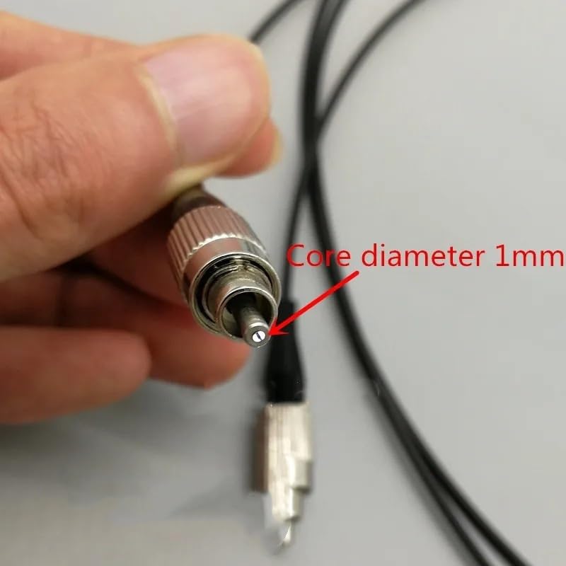 MINZIHAO FC-FC ST-FC Simplex Plastic Fiber Wire Connecting line 1.0mm Optical Fiber line (Color : FC-FC, Size : 5m)