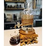 Iced Coffee Maker, Glass Cold Brew Maker, Cold Brew Maker with with spiral cooling tube and adjustable speed dripper, for Home, Office - Coffee and Tea - Image 5