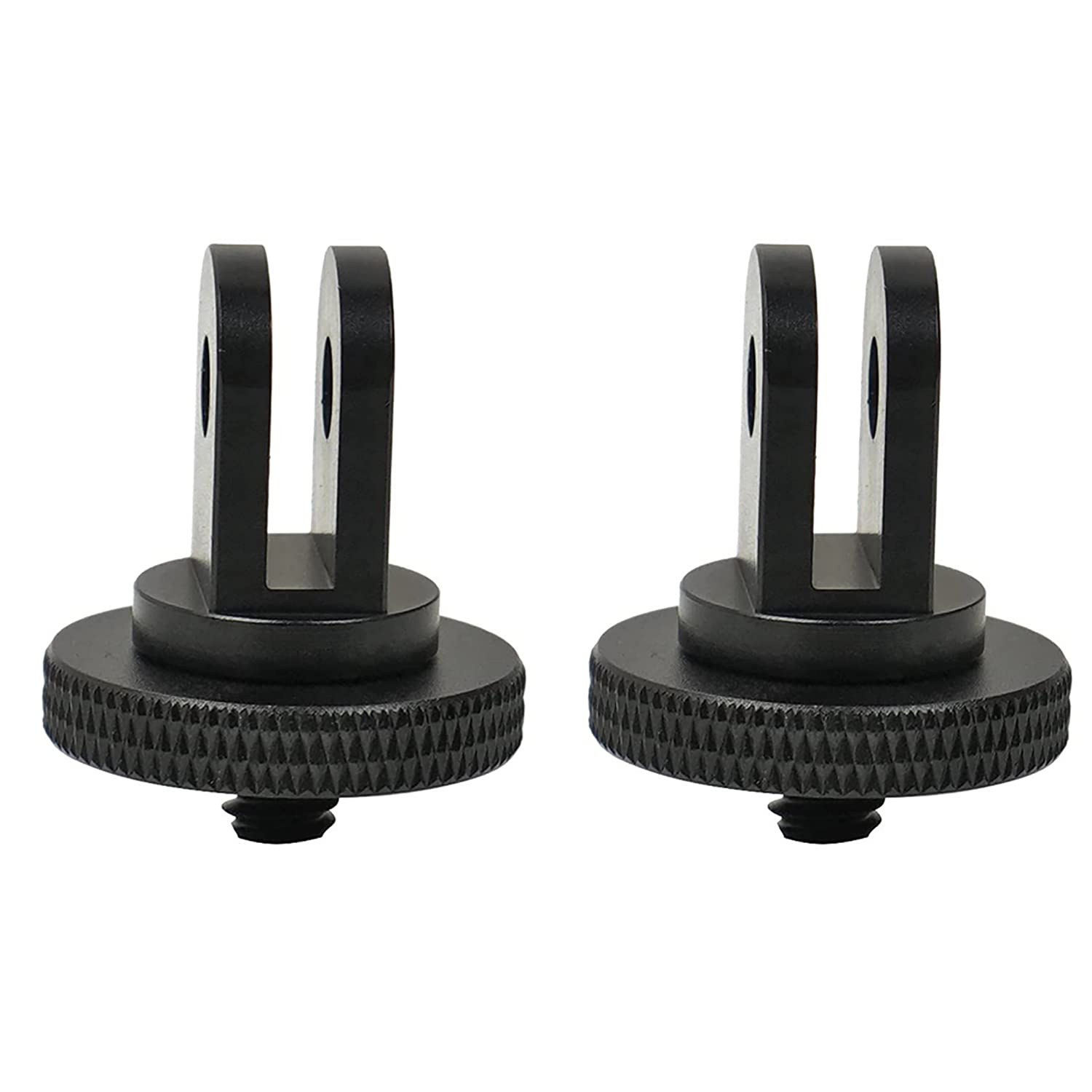 SOLDOUT™ 2 PCS Mini Tripod Mount Adapter 1/4 Screw Head Adapter Compatible With GoPro Hero DJI Sony EKEN Camera Accessories (Pack of 2)