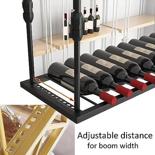 Soporte Colgante para Botellas y Copas de Vino 60x30 cm miniatura 6
