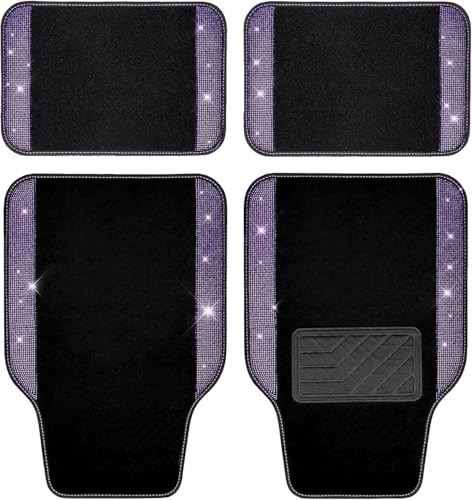 Tapis de sol voiture violet antidérapant résistant à l'eau pour VUS et auto - 4