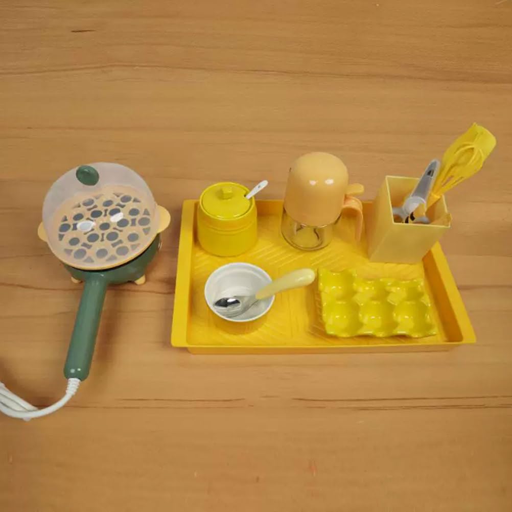 Zestaw do gotowania jajek Montessori, bezpieczny zestaw kuchenny dla dzieci z nieprzywierającą patelnią, urządzeniem do gotowania jajek i przyborami