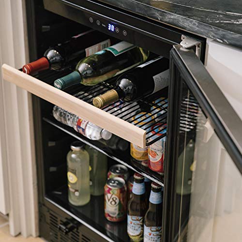 Azure A124BEVS 24inch Beverage Center with Stainless Trim Glass Door