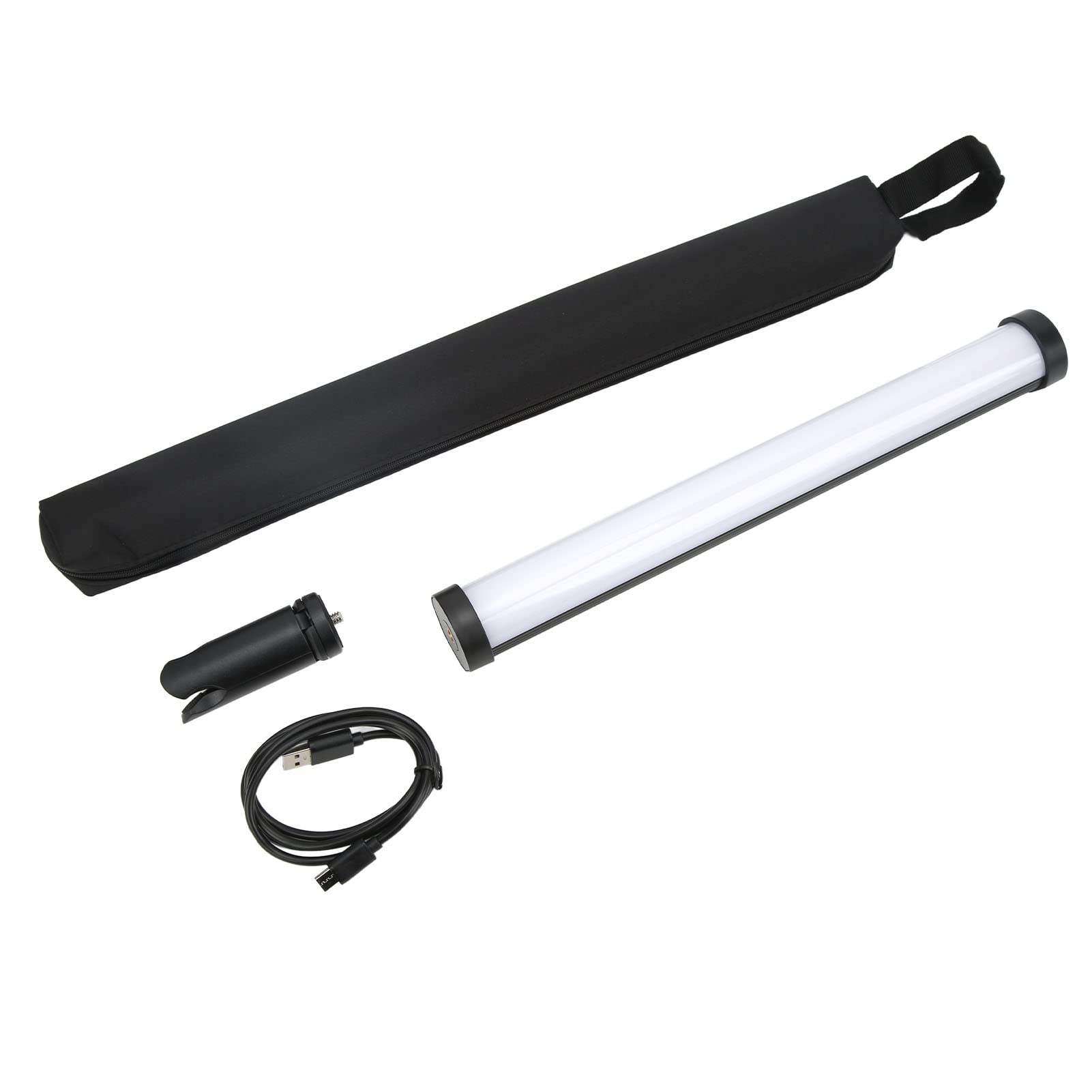 Tubo LED RGB Bacchetta Luminosa Portatile Regolabile per Fotografie e Riprese Video con Batteria Incorporata Ad Alta luminosità da 10 W