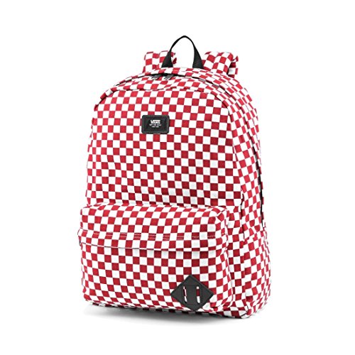 Vans Old Skool II Backpack RED White Check Bag