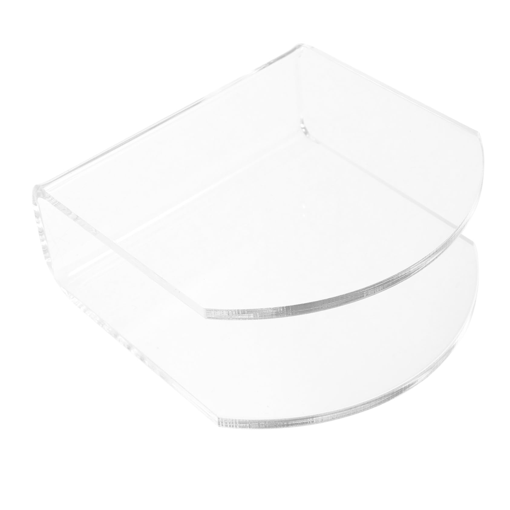 PartyKindom 3pcs Portatovaglioli Da Ristorante Western in Acrilico Trasparente Automatico Supporto Organizzatore Di Argenteria Mano Distributore Hardware Portapenne Da Scrivania Transparent